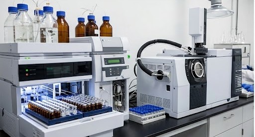 Chemistry instruments and laboratory glassware