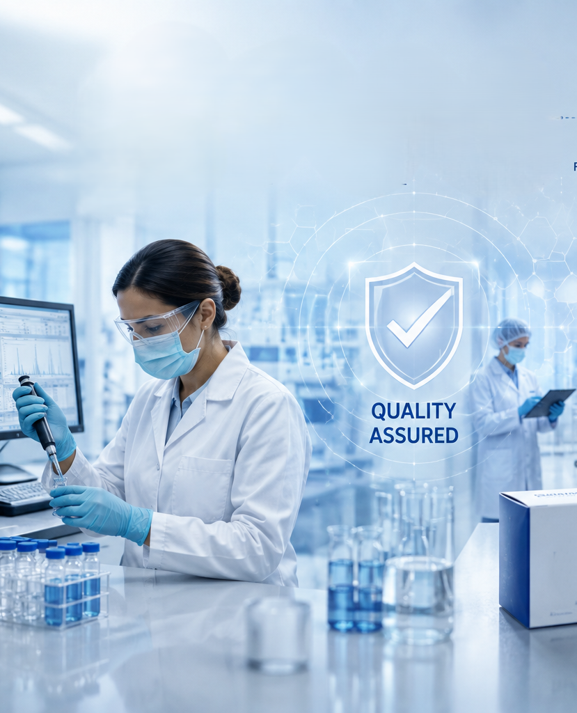Quality specialist in pharmaceutical setting